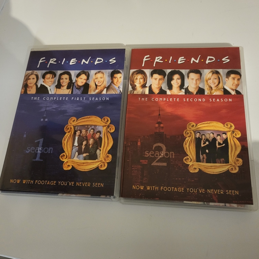 Friends Television Series Seasons 1 and 2  on DVD